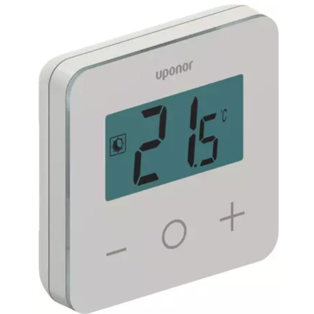 Uponor Base termostat cu display digital T-27, 230V, alb, RAL9016