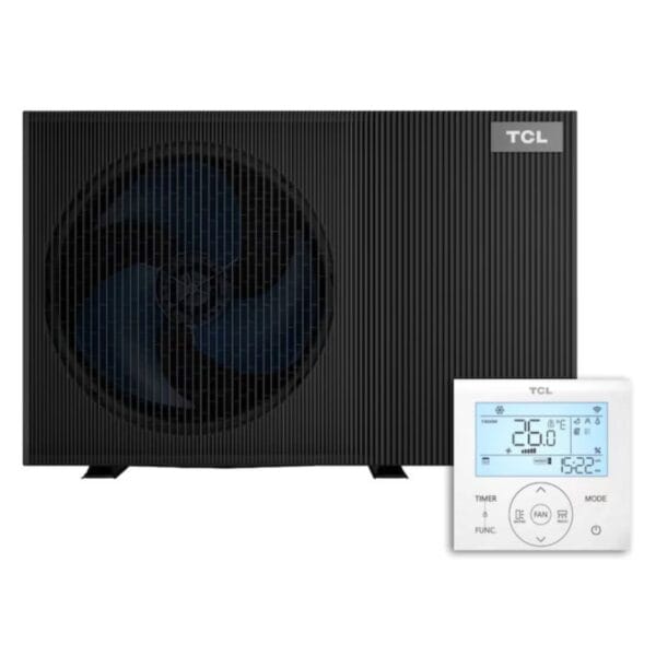 Pompa de caldura monobloc TCL Tri-thermal R290 8kW A+++, pentru incalzire, racire si apa calda menajera, cu incalzitor electric 3kW, 3 Zone control, WiFi, protectie antiinghet in 6 etape, monofazata [THMLD-8D/3FBP-A]